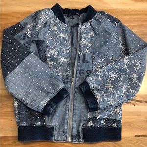 BabyGap denim zip jacket